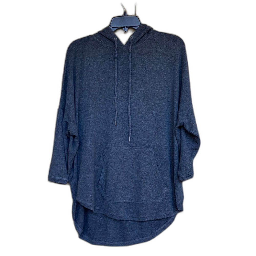 Lou and Grey boxy dark grey hoodie